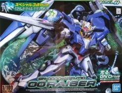 Bandai 1/100 OO Gundam + O-Rasier Ca. 21cm Groß