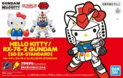 Bandai SD-EX HELLO KITTY RX-78-2 GUNDAM Ca. 8cm Groß