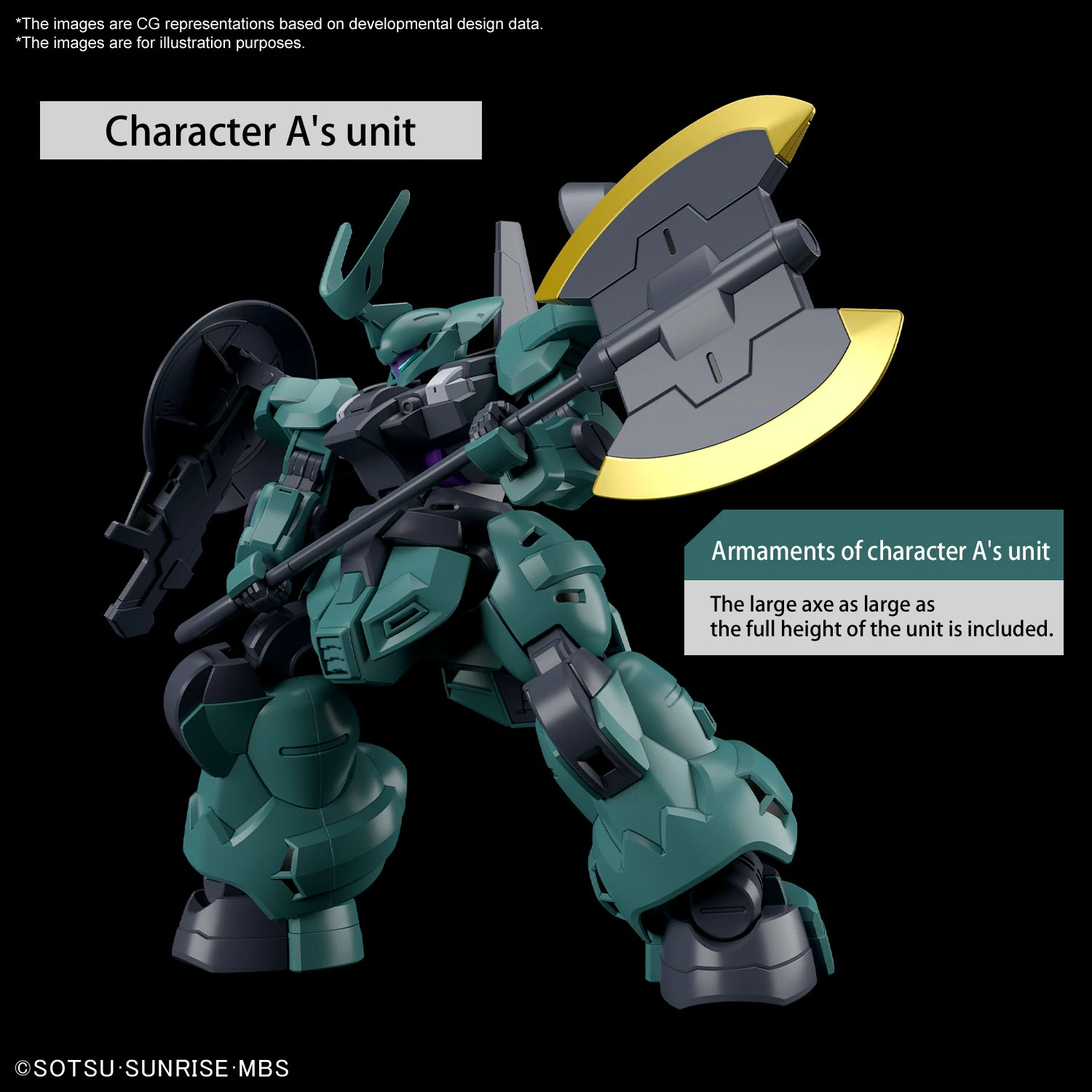 Bandai 1/144 HG DILANZA STANDARD TYPE/CHARACTER A’S DILANZA Ca. 14cm Groß