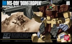 Bandai 1/144 HG MS-09F DOM TROPEN SAND BROWN Ca. 14cm Groß