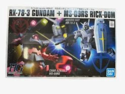 Bandai 1/144 HG RX-78-3 G-3 Gundam + Char's Custom MS-09RS Rick-Dom