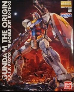 Bandai 1/100 MG RX78-2 GUNDAM THE ORIGIN Ca. 21cm Groß