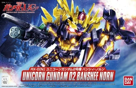 Bandai SD UNICORN BANSHEE NORN #391 Ca. 8cm Groß