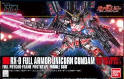 Bandai 1/144 HG GUNDAM UNICORN FULL ARMOR DESTROY RED Ca.14cm Groß