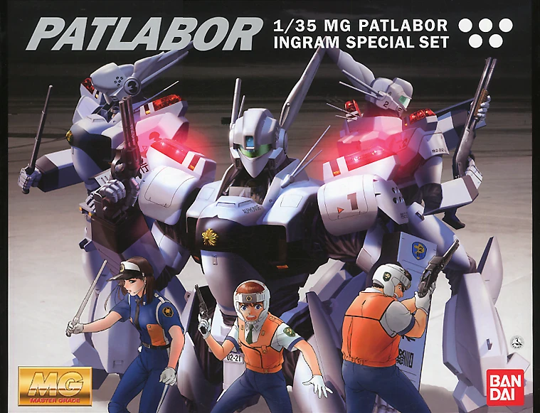 1/35 MG Patlabor AV-98 Ingram Special Set Ca. 23cm Groß