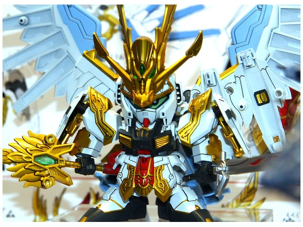 Bandai SD Tenshouryuu Koumei Nu Gundam Ca. 8cm Groß – Bild 2