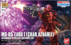 Bandai 1/144 HG Zaku I (Char Aznable) Ca. 14cm Groß