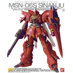 Bandai 1/100 MG Sinanju MSN-06S Ver.Ka Ca. 21cm Groß